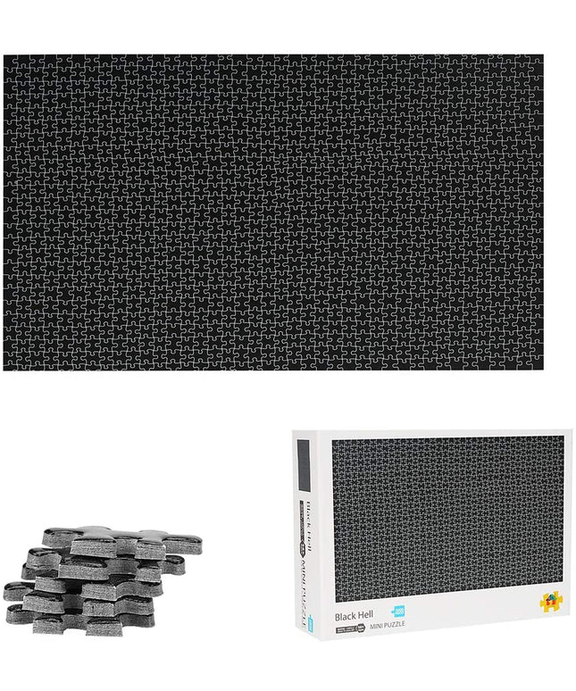 1000 Pieces Black Hell Puzzle for Adults Kids