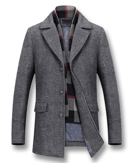 Men's Winter Coats Thick Cotton Wool Jackets