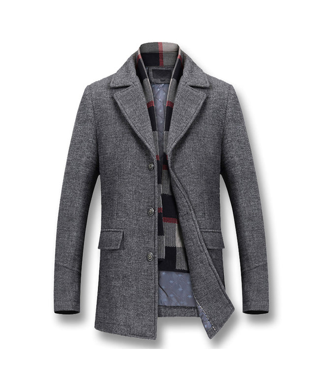 Men's Winter Coats Thick Cotton Wool Jackets
