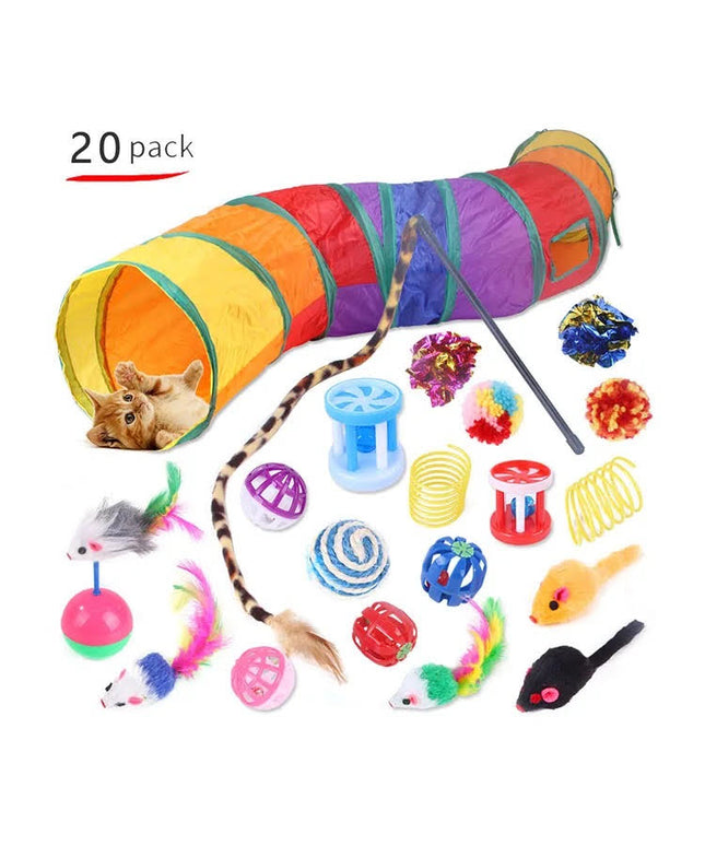 Fast Shipping 20 pcs assorted cat toys