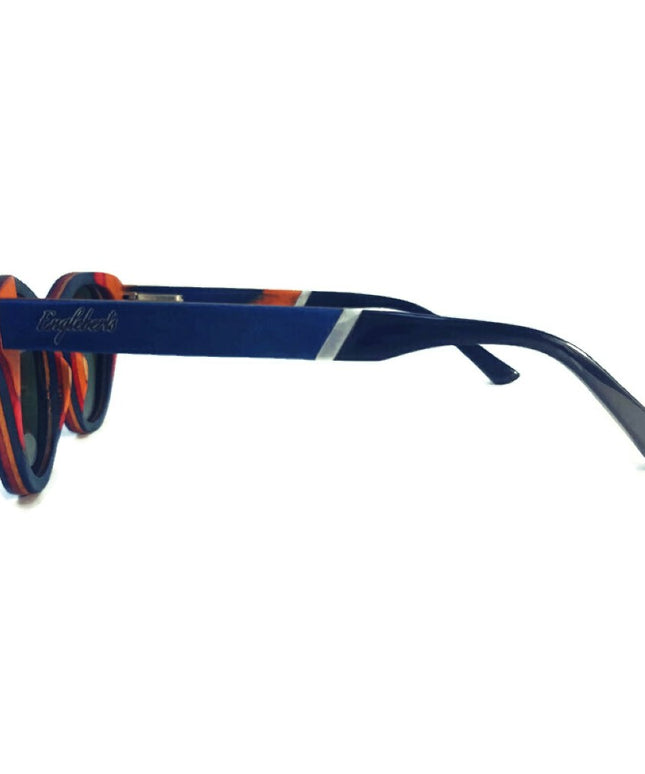 Beach Bound Skateboard Wood and Acetate Sunglasses, Polarized