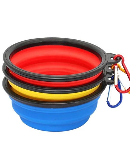 COLLAPSIBLE SILICONE TRAVEL PET BOWL