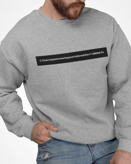Mens Coding Logo Sweatshirt