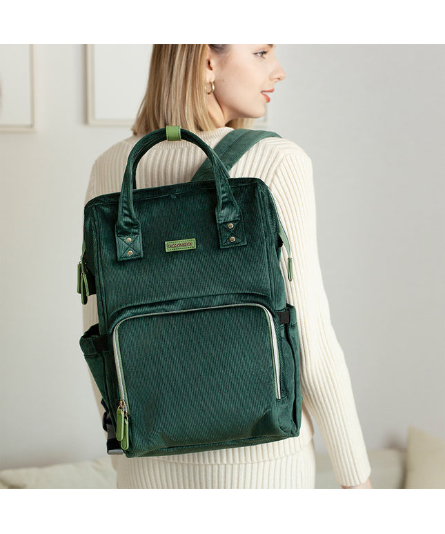 Corduroy Diaper Backpack