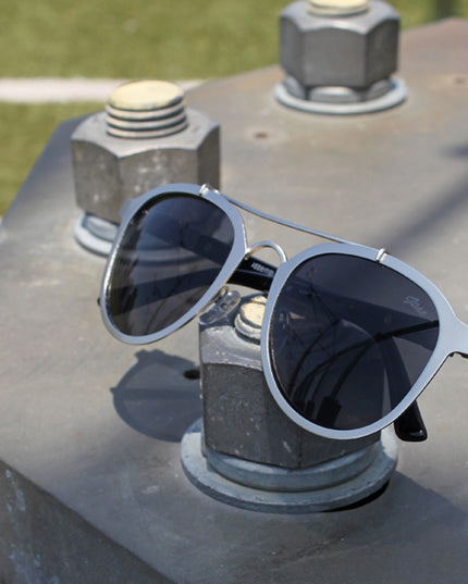 Jase New York Jackson Sunglasses in Matte Silver