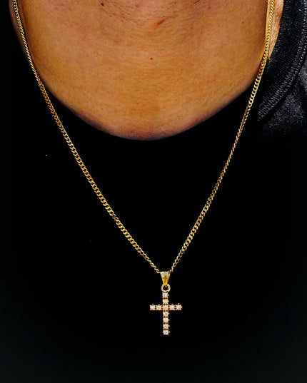 TIP CROSS Steel Micro Necklace Hip Hip | 937C