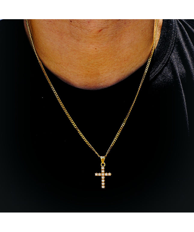 TIP CROSS Steel Micro Necklace Hip Hip | 937C