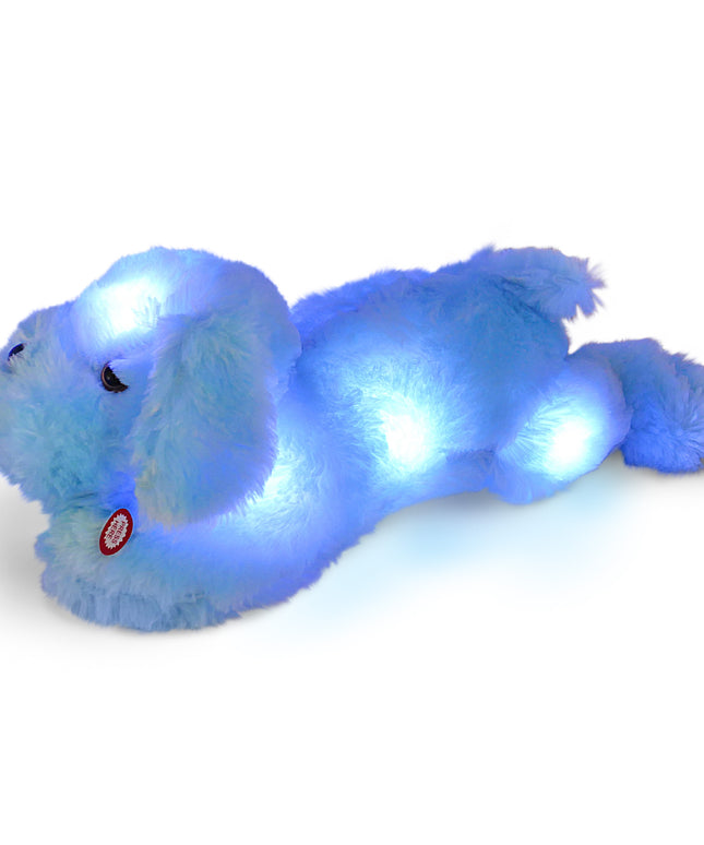 Glow in the Dark Blanket & Pillow Set-Gray & Blue