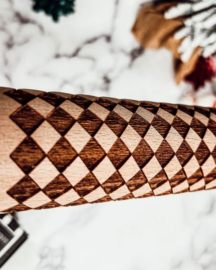 Courtly Check Rolling Pin