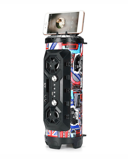 Portable Superior Bass Wireless Boombox with Radio Bluetooth Speakers