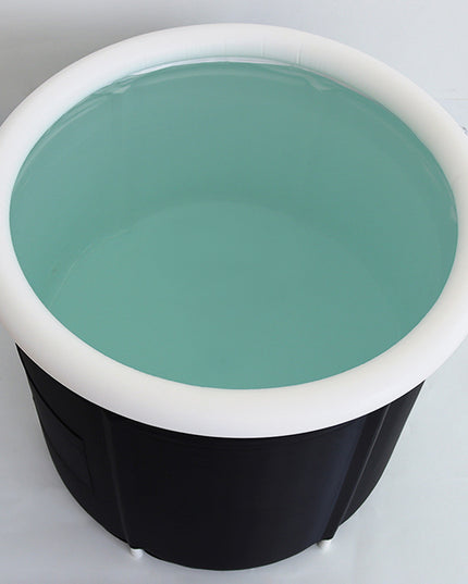 Folding Bath Bucket Black Bath Bucket Adult Thickened Bath Tub