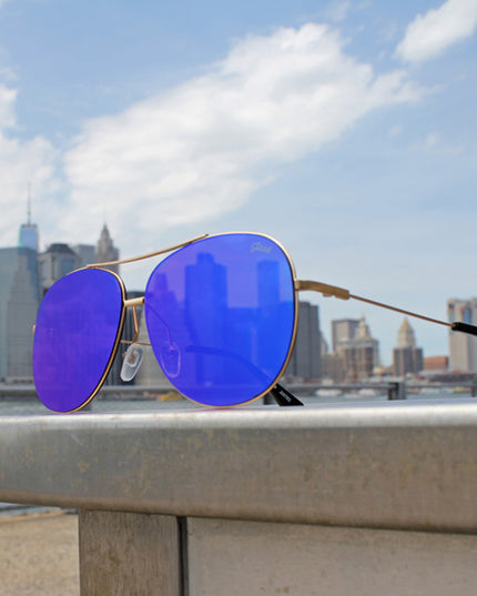 Jase New York Justice Sunglasses in Gold