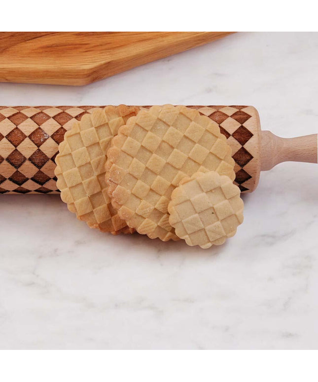 Courtly Check Rolling Pin