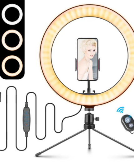 10" Table Top Selfie LED Lamp