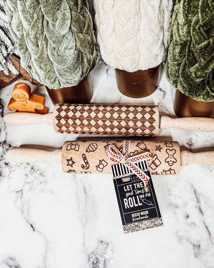 Courtly Check Rolling Pin