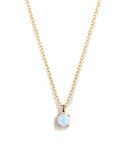 LuxeJewels™ – Aurora Opal Light Necklace