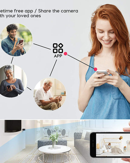 1080P WiFi Network Camera DIY Home Security Camera