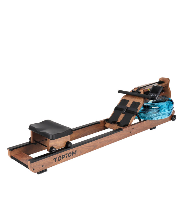 Topiom Rowing Machine for Home Use | Solid Wood | TM3 Monitor