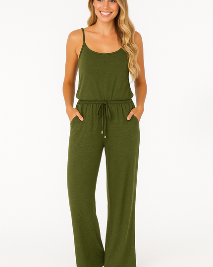Women's suspenders jumpsuit
