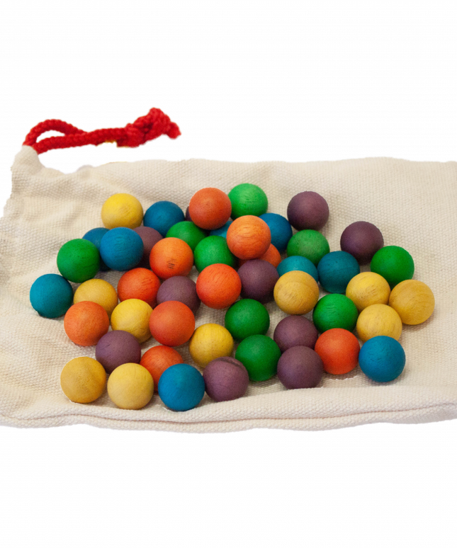 QToys Australia Wooden Ball set of 50