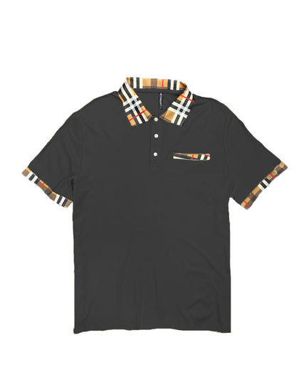 Checkered Polo and Pant Set