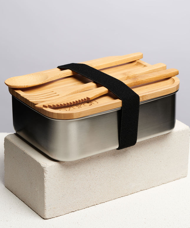 Jim Corbett - Bamboo and Stainless Steel Lunch Box 1200 ml