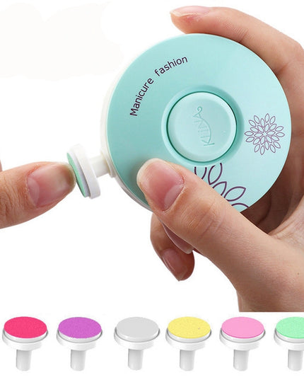 Electric Baby Nail Trimmer Nail Polisher Infant Manicure Scissors