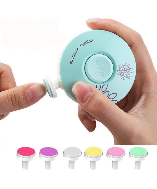 Electric Baby Nail Trimmer Nail Polisher Infant Manicure Scissors