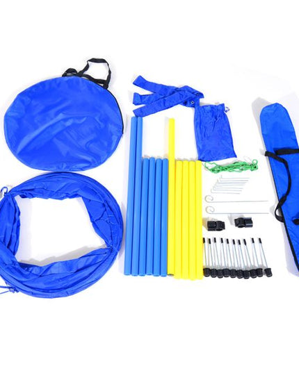 PawHut Dog Agility Starter Kit Pet Outdoor Exercise Training Set