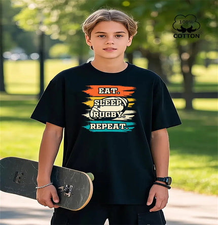 Versatile Letter Design Men Short-Sleeved Shirt