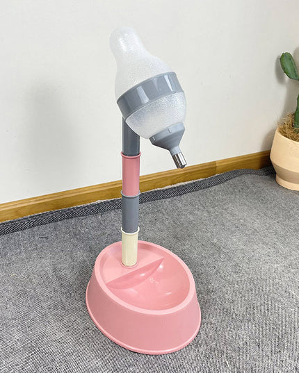 Automatic Pet Water Dispenser Stand Feeder Bowl Adjusting Height