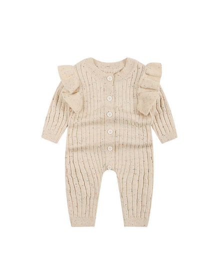 KnitNest™ – Autumn Cotton Baby Romper