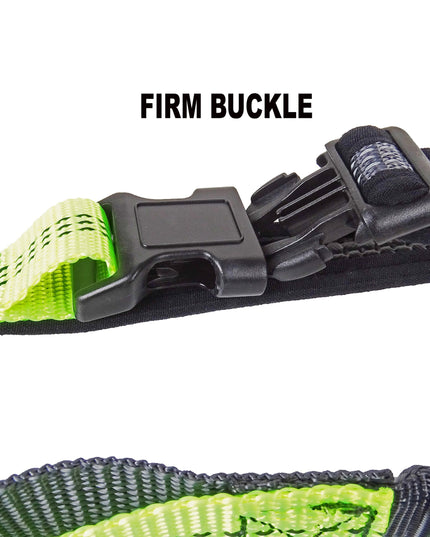 Dog Leash, Black 3 Pockets Waist Belt