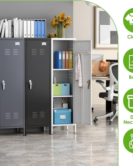 Metal Lockers For Employees With Handle,Metal Storage Locker With 2