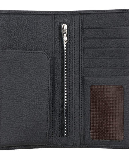 Evra Customizable, Genuine Leather Universal Wallet for Unisex