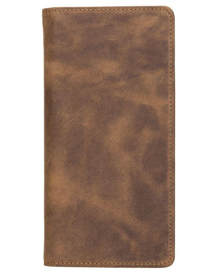 Evra Customizable, Genuine Leather Universal Wallet for Unisex