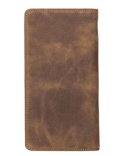 Evra Customizable, Genuine Leather Universal Wallet for Unisex