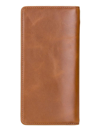 Evra Customizable, Genuine Leather Universal Wallet for Unisex