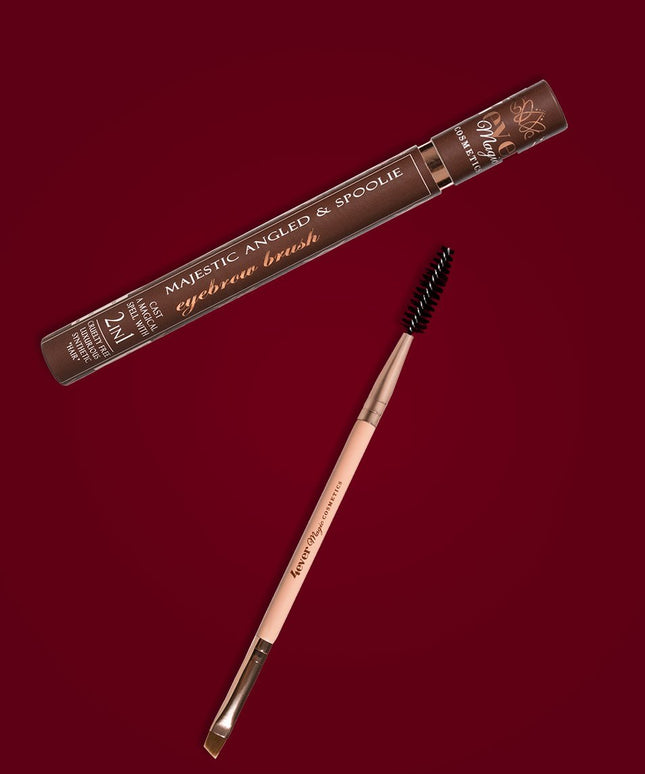 Majestic Angled and Spoolie Eyebrow Brush