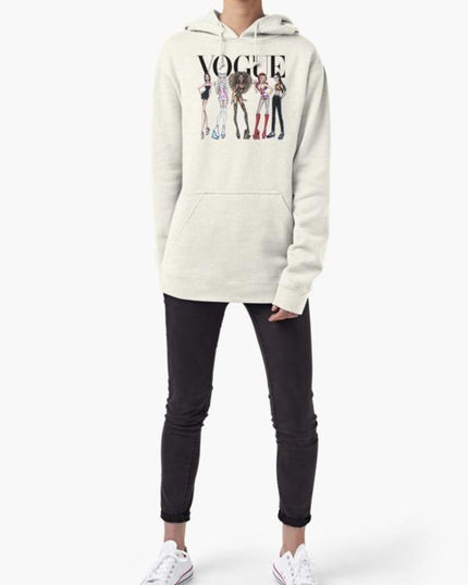 VOGUE - SPICE GIRLS WOMEN HOODIE GRAY