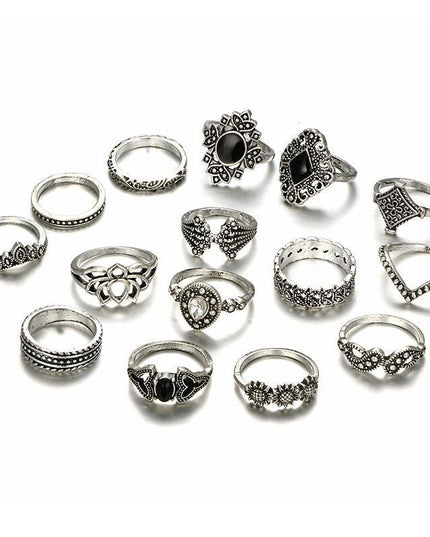 Flower Ring Set