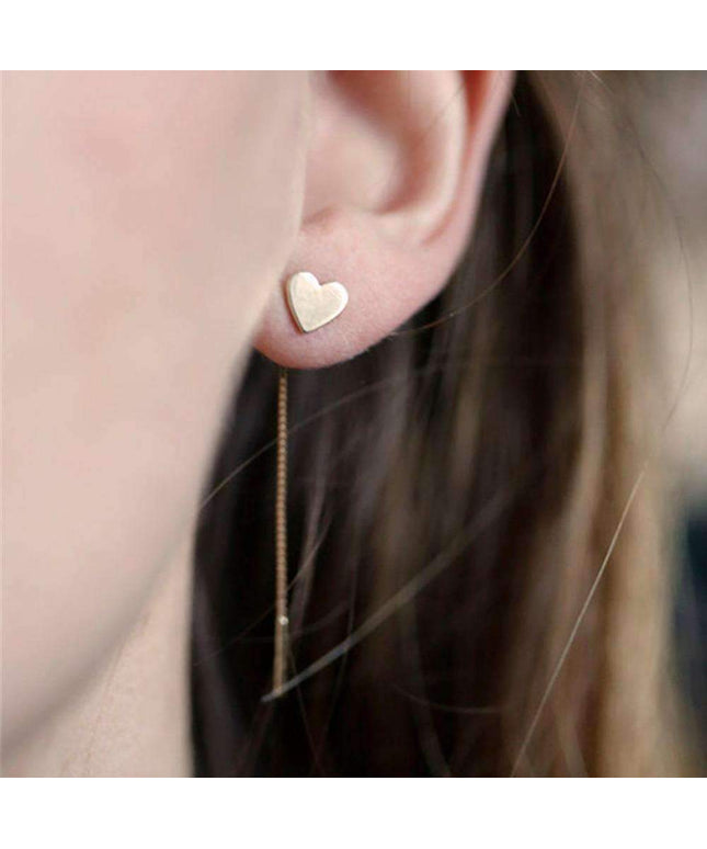 Heart Drop Earrings