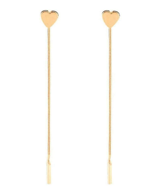 Heart Drop Earrings