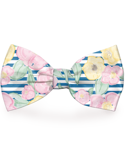 Preppy Pet Floral Dog Bow Tie