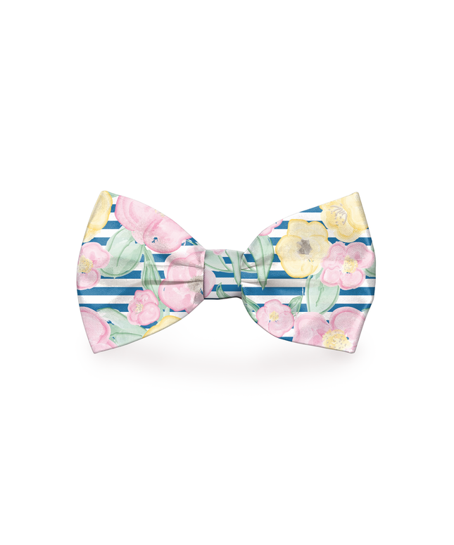 Preppy Pet Floral Dog Bow Tie