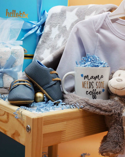 Hellobox Geschenke für neugeborene mit Babydecke, Kuscheltier (17