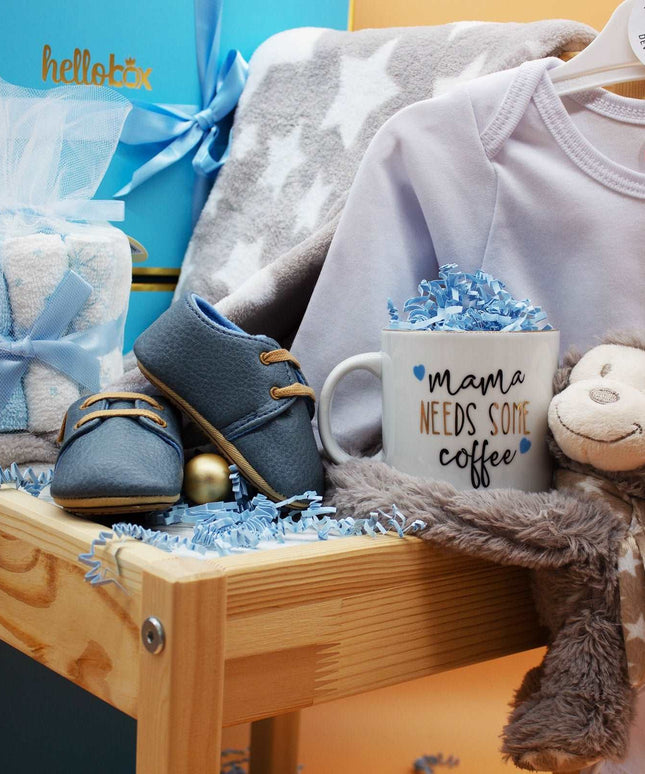 Hellobox Geschenke für neugeborene mit Babydecke, Kuscheltier (17