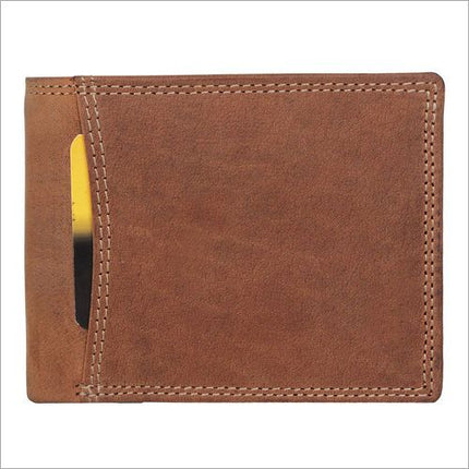 Mens Grey Leather Wallet Woven Design With Zip