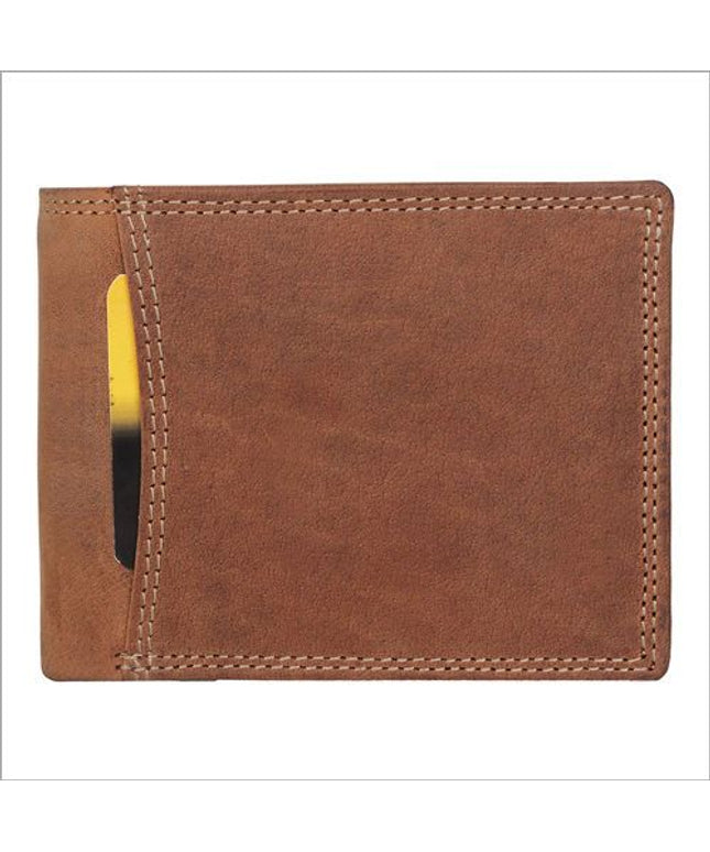 Mens Grey Leather Wallet Woven Design With Zip