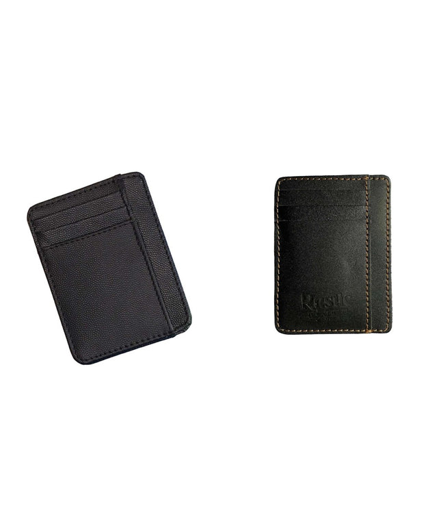 Leather Craft Card Wallet for Men's Minimalist Slim Wallet, Genuine